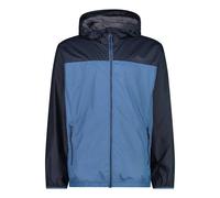CMP - Man Jacket Rain Fix Hood, Dusty Blue, 56