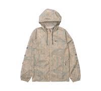 Waterproof hooded jacket with pattern Salty Crew Beige S