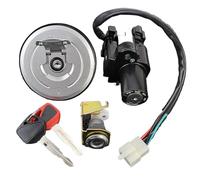 Waterproof Ignition Switch For XLV650 XL650 Transalp 2000 2001 2002 2003 2004 2005 2006 Fuel Cap Ignition Switch Seat With Key Kit(Set)