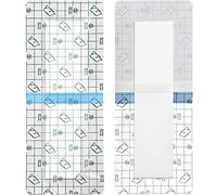 Waterproof Incision Wraps for Large Wounds Knee Hip Replacement Self Adhesive Island Bandage Post Surgery Shower Protection No Glue on Center 4x8 Inch (Pack 0f 25)