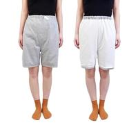 Waterproof Incontinence Shorts for Men and Women, Breathable and Washable Patient Care Trousers Urinary Leakage Protection Pants(Five Quarter Pants,3XL)