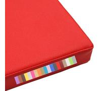 Waterproof Indoor/Outdoor Bench Cushion with Zipper - 120cm/150cm/200cm/90/110cm x 40cm/30cm - 2/3 seater Non-Slip Seat Pad for Patio, Sofa, Garden, Porch Swing, Bay Window(Red,40x40x5cm)