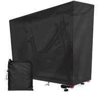 Waterproof Indoor / Outdoor Bicycle Cover - French Brand - Durable Black Cover for Outdoor Table and Storage (+ Case)