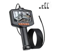 Waterproof Industrial Endoscope Camera with 4.3" Ips Screen, High-Definition with Single or Dual Lens Options, Suitable for Pipe Maintenance and Appliance Testing (Dual-lens, 2 meters)
