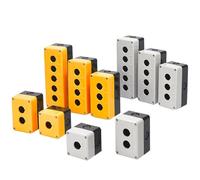 Waterproof Industrial Push Button Control Box - 22mm 1/2/3/4/5 Hole Switch Panel for Equipment(6 Hole W)