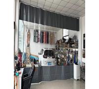 Waterproof Industrial PVC Curtains for Outdoor Use Customizable Space Dividers for Quick Roll-Up Kitchen Partition Panels (W450xH400cm/14.8x13.1ft)