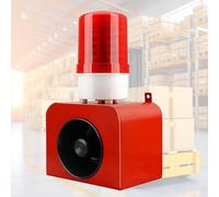 Waterproof Industrial Siren Alarm, Weather-Resistant Warning Signal Light, Indoor and Outdoor for Public Emergency Alarms