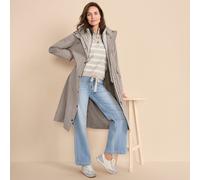 Waterproof Insulated Faux Gilet Coat lands end Stone 14-16
