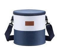 Waterproof Insulated Round Barrel-Shaped Cooler Bag, Two-Way Opening and Closing Design, Travel Insulation Cooler, Suitable for Camping, Beach, Fishing, Picnic, Travel, Outdoor
