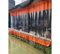 Waterproof Insulated Vinyl Curtains for Pergolas & Verandas - Outdoor Clear & Divider 12.8x10.5ft (B4xH3.2m) - Durable Versatile Weather Protection for Workspaces