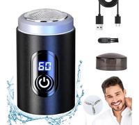 Waterproof Intimate Hair Trimmer, Electric Body Hair Trimmer, Ball and Groin Trimmer for Men, IPX7 Waterproof Intimate Hair Shaver, Men's Electric Shaver (1 Set)