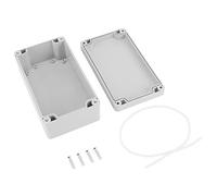 Waterproof IP65 ABS Electrical Junction Box 158x90x60mm Flame Retardant Enclosure Dust-proof Weatherproof Case for Indoor Outdoor Wiring Electronics Industrial Projects