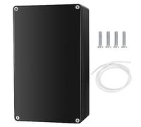 Waterproof IP65 Electronic Junction Box, ABS Plastic Electrical Project Junction Enclosure Box- 200 * 120 * 75mm/black