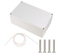 Waterproof IP65 Electronic Junction Box, ABS Plastic Electrical Project Junction Enclosure Box, with Screwdriver - 200 * 120 * 75mm/White
