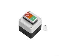 Waterproof IP65 Push Button Switch Control Box, 22mm Opening Diameter ABS and Metal Construction, Dustproof and Oil-Proof Design with Self-Reset or(2)