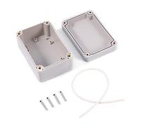 Waterproof IP66 Junction Box, ABS Plastic, Weatherproof, Durable Outdoor Electrical Enclosure, 100x68x50mm, for DIY Projects, Home Wiring, Industrial Applications, Solar Systems