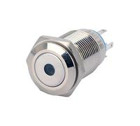 Waterproof IP67 16mm Electrical Dor LED Blue Red Green 5V 12V 24V High Flush Type Flat Head Stainless Steel Push Button Switch IDGTTLDF(FLAT HEAD_3V)