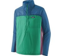 Patagonia - Houdini Stash 1/2 Zip P/O - Windproof jacket size S, blue