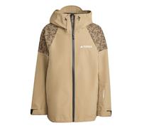 Waterproof jacket adidas Terrex Xperior Hybrid Beige 2XL