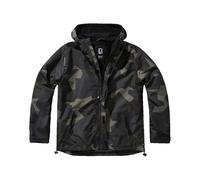 Brandit Windbreaker Frontzip Jacket, Dark Camouflage, size XXL