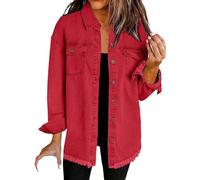 Waterproof Jacket Coat for Women UK Winter Hooded Puffer Jacket Oversized Leather Ladies Jackets Size 10 Sweatshirt Sweatshirts 16 Short Trench Womens 12 Plus Faux Fur Vintage Clothing Women's Red