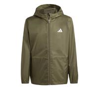 adidas Unisex Kids RAIN JACKET, olive strata, 11-12 Years