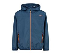 CMP Boy's Rain Fix Hood Jacket, Dark Turquoise, 110