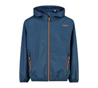 CMP Boy's Rain Fix Hood Jacket, Dark Turquoise, 110