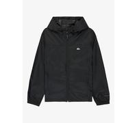 Quiksilver Hooded Waterproof Jacket Overcast 3K Tape Youth Boys Black