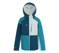 Regatta Kids Breathable Highton V Waterproof Jacket Moroccan Blue Tahoe Blue Bleached Aqua, Size: 5-6yrs