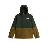 The North Face - Boy's WarAntora Rain Jacket - Waterproof jacket size M, brown/olive