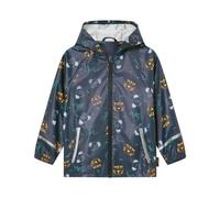 Waterproof Jacket for Kids Hooded Rain Coat Lightweight Windbreaker with Zip Thin Raincoats Breathable Lined Rain Jackets Windproof Coats for Outdoor Hiking Camping Child Toddler 1-16 Years