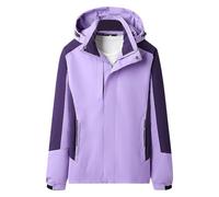 Waterproof Jacket For Women Uk Clearance Lightweight Rain Jacket Long Sleeve Zip Up Hooded Sports Jacket with Pocket Windbreaker Outdoor Running Jacket Softshell Wram Jacket Rainproof Hiking Sale