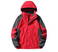 Waterproof Jacket Men Raincoats Lightweight Plus Size Rainjacket with Pocket Hooded Sports Softshell Jackets Windbreak Outdoor Mountaineering Trench Coats Hiking Running Rain Coats Warehouse Clearance