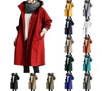 Waterproof Jacket, Poncho Waterproof Adult, Transparent Poncho, Womens Summer Coats and Jackets, rain Jackets Men, Women's Navy Jacket, Plastic, Oversized Raincoat for Women, Foldable Raincoat