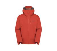 Rab Men's Downpour Mountain Jacket - Lightweight Waterproof Hooded Coat for Hiking & Trekking - Dark Horizon - XX-Large
