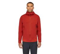 Rab Men's Kinetic 2.0 Waterproof Breathable Softshell Jacket for Hiking, Skiing, & Climbing - Tuscan Red - X-Large