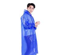 Waterproof Jacket, Rain Ponchos for Adults Women and Men Reusable Waterproof Eva Long and Loose with Hood