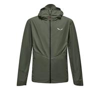 Salewa Pedroc Hooded Wind Jacket Spruce Green - L