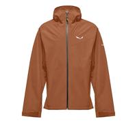 Salewa Puez Aqua 4 Powertex 2.5L Hooded Jacket brown orange - L