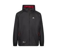 Trespass Waterproof Jacket Qikpac X Packaway Hooded Windbreaker Black M Men