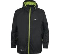 Trespass Adults Waterproof Jacket Qikpac - Lightweight Packaway Raincoat, 2 Zip Pockets, Full Body Front Zip, Adjustable Hood, Storm Flap, Ventilated Back, Foldable Packs in Pouch