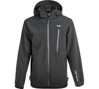 WEATHER REPORT Men's Delton rain Jacket, Black, 5XL