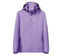Waterproof Jacket Womens Softshell Raincoat for Ladies Lightweight Hooded Windbreaker Active Wear with Hood Outdoor Hiking Walking Coats Trendy Spring Jackets Plus Size