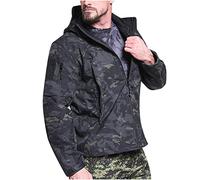 Waterproof Jackets for Men UK Breathable Lightweight Windproof Casual Functional Jackets Zipper Windcheater Rain Coats Weather Protection Safety Clothing for Hiking Cycling Camping Running