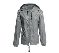 Waterproof Jackets for Women Uk Lightweight Winter Hooded Raincoat Long Sleeve Trench Coats Breathable Active Outdoor Reflective Trims Rain Jacket Warm Dog Walking, Hiking Travel