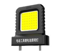 Waterproof Job Site Light - Led Work Light | Power Tool Battery | 21v High Brightness Illumination Lamp with Adjustable Plug Powerful Work Lights for Mechanic Shop Garage Organization Warehouse