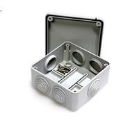Waterproof junction box 100 x 100 x 50mm with grommets IP56 weatherproof PVC electrical cable installation enclosure (2)