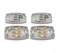 Waterproof Junction Box 2-Pack IP66 Outdoor Electrical Connection Box with Terminal Blocks for Garden Lighting and Cable Protection White(White 2CSP)