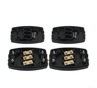 Waterproof Junction Box 2-Pack IP66 Outdoor Lighting Junction Box Weatherproof Cable Gland for Extension Cord Protection White(Black 2CSP)